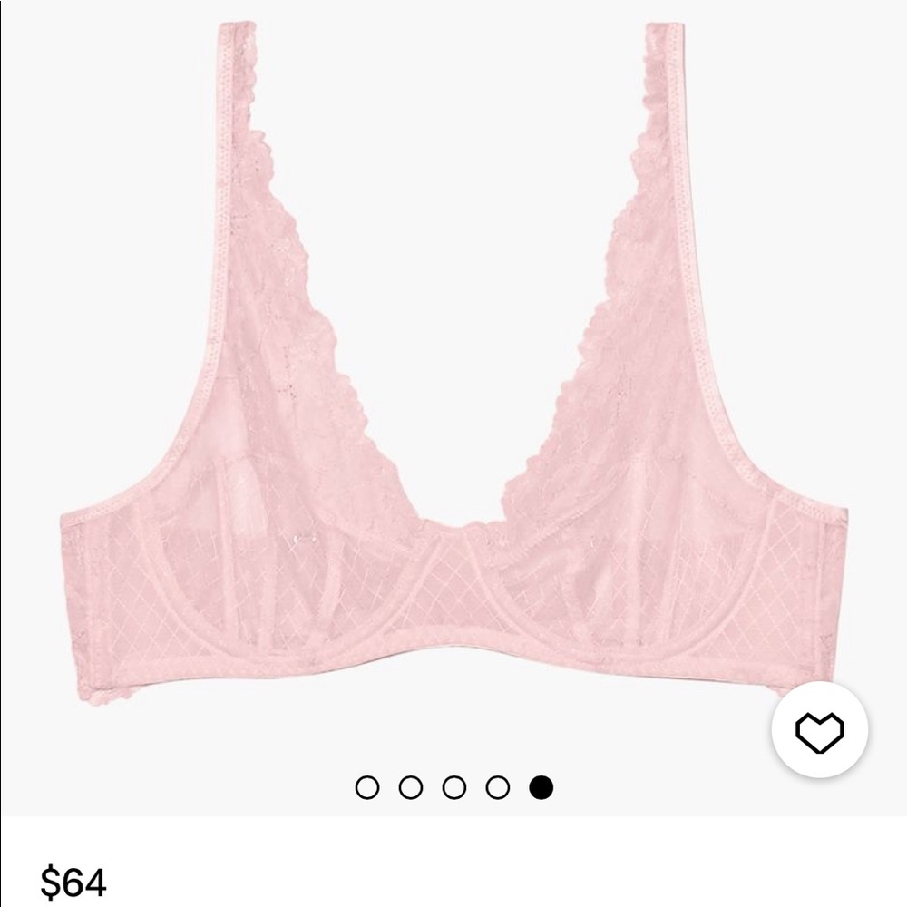 💎 NWOT LINGERIE UNLINED MESH BRA SAVAGE X FENTY